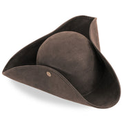 narrenwelt Piraten Kapitän Piratenhut Dreispitz braun Mittelalterhut ca. 58 cm