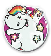 narrenwelt Pummel Einhorn Blinkie blinkender Anstecker Pummeleinhorn LIZENZ