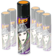 narrenwelt Color Hair - Spray HORROR Haarspray orange Halloween Hairspray Fan Party