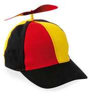 narrenwelt Fan Hut Basecap Propeller Mütze Deutschland Schwarz-Rot-Gold