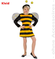 narrenwelt Biene Kleid Bienchen Kinder Kostüm Langarm Größe 140