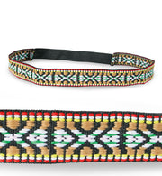 narrenwelt Hippie Set 3 TLG Flower Power - Fun Brille + Peace Kette + Ethno Stirnband Flower Power