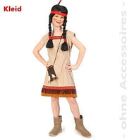 narrenwelt Kostüm Wild West Squaw Indianer Girl 104-128 Mädchen