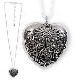 narrenwelt Kette Herz   ca. 54 cm Dirndl Halskette Herzkette Bayern Gaudi Wiesn Schmuck Accessoires