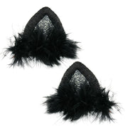 narrenwelt Katzenohren mit Clip Katzen Ohren Haarclip 2tlg.Set