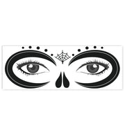narrenwelt Schminkset mexikanischer Totentag  - Set Tattoos + Schminke Mann 6tlg. Dia de los Muertos Halloween