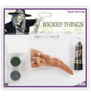 narrenwelt Schminkset Horror Hexe Set 6tlg. Halloween Monster Vampirset