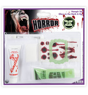 narrenwelt Schminkset  Horror Vampir Deluxe nachtleuchtend GDI Set 6 tlg.  Halloween Monster Vampirset