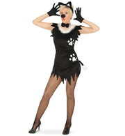 narrenwelt Katzen Kleid Kätzchen Kleid Damen Gr. 38