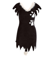 narrenwelt Katzen Kleid Kätzchen Kleid Damen Gr. 36