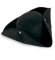 narrenwelt Piraten Hut Kapitän Piratenhut Dreispitz schwarz Mittelalterhut ca. 58 cm