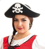 narrenwelt Hut Pirat Piratenhut Gr. 56