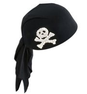 narrenwelt Piratenhaube blinkend  Bandana Kopftuch Piratenhut Haube Piratenhaube schwarz Gr.58