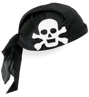 narrenwelt Piratenhaube Bandana  Piratenhut Haube Piratenhaube schwarz Gr.58