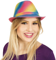 narrenwelt Trilby Rainbow Hut  Regenbogen  Gr. 58