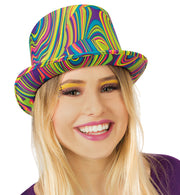 narrenwelt Hippie Zylinder Hippie Hut Gr. 60