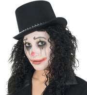 narrenwelt  Zylinder Punk Gothic Punker Hut mit Kettenbesatz Gr. 59