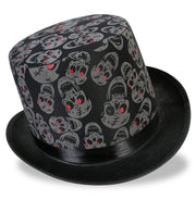 narrenwelt Hut Halloween Zylinder Totenschädel Gr. 58 Horror Event Fasching Motto Party Accessoire