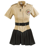 Dschungelgirl Damen Kleid mit Gürtel Gr 42…