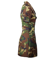 narrenwelt Armyfrau Damen Kleid in Tarnfarben Camouflage 1tlg Kleid mit Stirnband 34-42