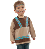 narrenwelt Indianer Kleiner Bär Indianerjunge Oberteil Baby Kleinkind Kostüm Kinder-Kostüm Gr 86 + 98