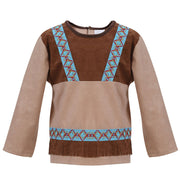 narrenwelt Indianer Kleiner Bär Indianerjunge Oberteil Baby Kleinkind Kostüm Kinder-Kostüm Gr 86 + 98