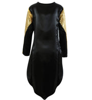 narrenwelt Frack Chic Damenfrack Gala mit Pailetten gold Gr. 38 - 46