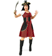 narrenwelt Piratin Royal Pirate Lady 36 - 44 Pirat Damen Fasching Kostüm