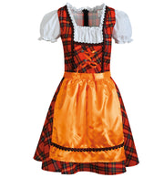 narrenwelt Kostüm Dirndl Franzi Kleid mit Schürze Damenkostüm Bayern Wiesn Gaudi Gr. 36 - 42 Bierzelt