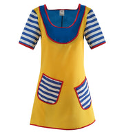 narrenwelt Kostüm Freche Göre Damen Kleid Wirbelwind Fasching Damen Kleid Karneval Gr. 34-46