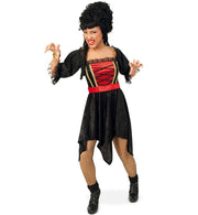 narrenwelt Kostüm Megan Damen Kleid + Gürtel Carmenlook Piratin Flamengotänzerin Renaissance wandelbares Outfit