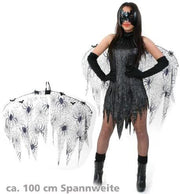 narrenwelt Halloween-Flügel Spinnen-Netz