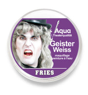narrenwelt Aqua Schminke Geisterweiß Geister weiß SB Make Up für Fasching 14 gr. Tiegel