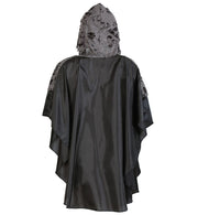 narrenwelt Kostüm Cape Zombie 1 tlg. mit Kapuze Halloween  Einheitsgröße