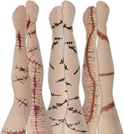 narrenwelt Strumpfhose Narben schwarz Halloween  Horror Zombie Hexe Dracula Fasching Karneval sortiert