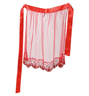narrenwelt Kostüm Rosinda Damen Kleid mit Schürze Halloween Horror mex. Totentag tex mex Look Fasching Karneval