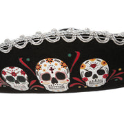 narrenwelt Sombrero Mex.Totentag Kostüm Accessoires Halloween  tex mex Look Zombie Geisterstunde