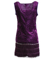 narrenwelt Kostüm Charleston Kleid lila Damenkostüm 20er Jahre  Fasching Great Gatsby Karneval