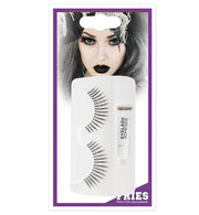 narrenwelt Wimpern schwarz Halloween Party Accessoires sortiert