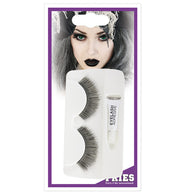narrenwelt Wimpern schwarz Halloween Party Accessoires sortiert