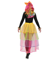 narrenwelt Kostüm Tüllrock bunt Tutu Ballett Tütü 1 tlg. mit Bindegürtel Basic Tüll Rock Erwachsene Teenie Line Fasching