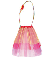 narrenwelt Kostüm Tüllrock Tutu Regenbogen bunt Ballett Tütü Basic Tüll Rock Teenie Line Fasching