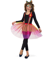 narrenwelt Kostüm Tüllrock Tutu Regenbogen bunt Ballett Tütü Basic Tüll Rock Teenie Line Fasching