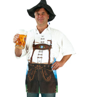 narrenwelt Bayern Schürze Sepp Bierkönig Kellner Unisex Bayern Gaudi Fest im Oktober Fasching Bierzelt