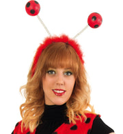 narrenwelt Haarreif Marienkäfer rot Wabbles Käfer Tier Fasching Kostüm Accessoires