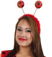 narrenwelt Haarreif Marienkäfer rot Wabbles Käfer Tier Fasching Kostüm Accessoires