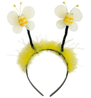 narrenwelt Haarreif Biene Wabbles mit Bienen weiß  Käfer Tier Fasching Kostüm Accessoires