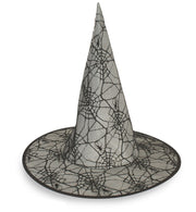 narrenwelt Hexenhut Spinnennetz - Print Halloween Hexen Hut Universalgröße Erwachsene…