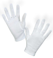 narrenwelt Handschuhe weiß Nikolaus Kostüm Clown Zauberer Fasching Accessoires Mottoparty