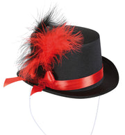 narrenwelt Minizylinder pink Mini Zylinder Mini Party Hut Fasching Karneval